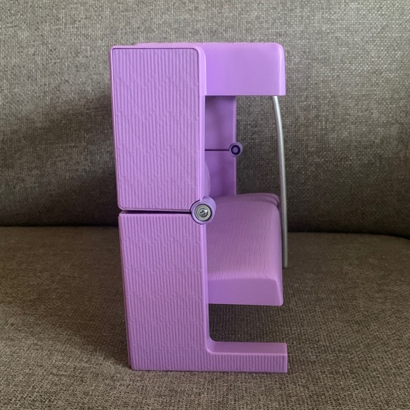 Barbie Dream Dollhouse 2018 Purple Convertible 2-in-1 Bed Couch Furniture 13”L - Picture 5 of 9